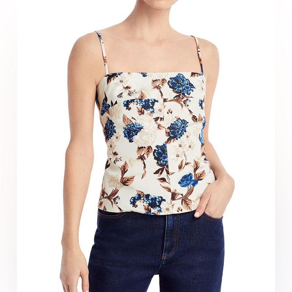 Tory Burch 90’s inspired strappy tie back tank